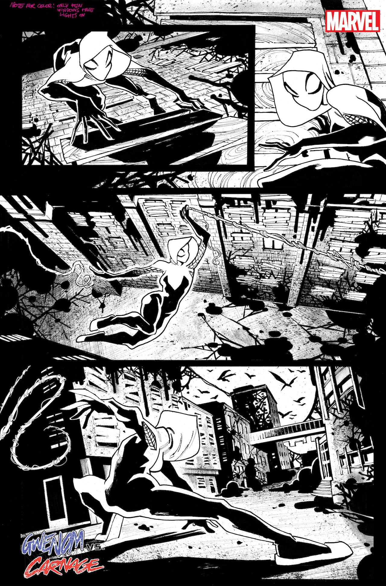 Page from King in Black: Gwenom Vs. Carnage #1