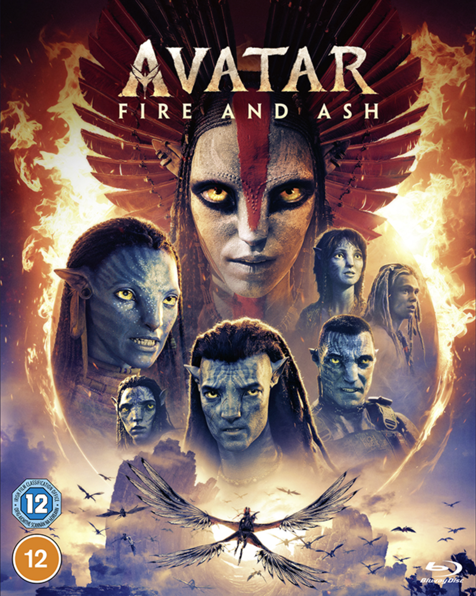 The cove of the Avatar: Fire And Ash Blu-ray.