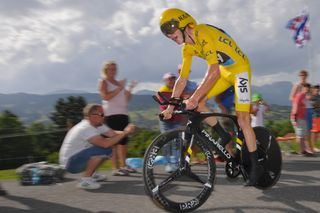 Chris Froome on stage 18 of the 2016 Tour de France. Photo: Yuzuru Sunada
