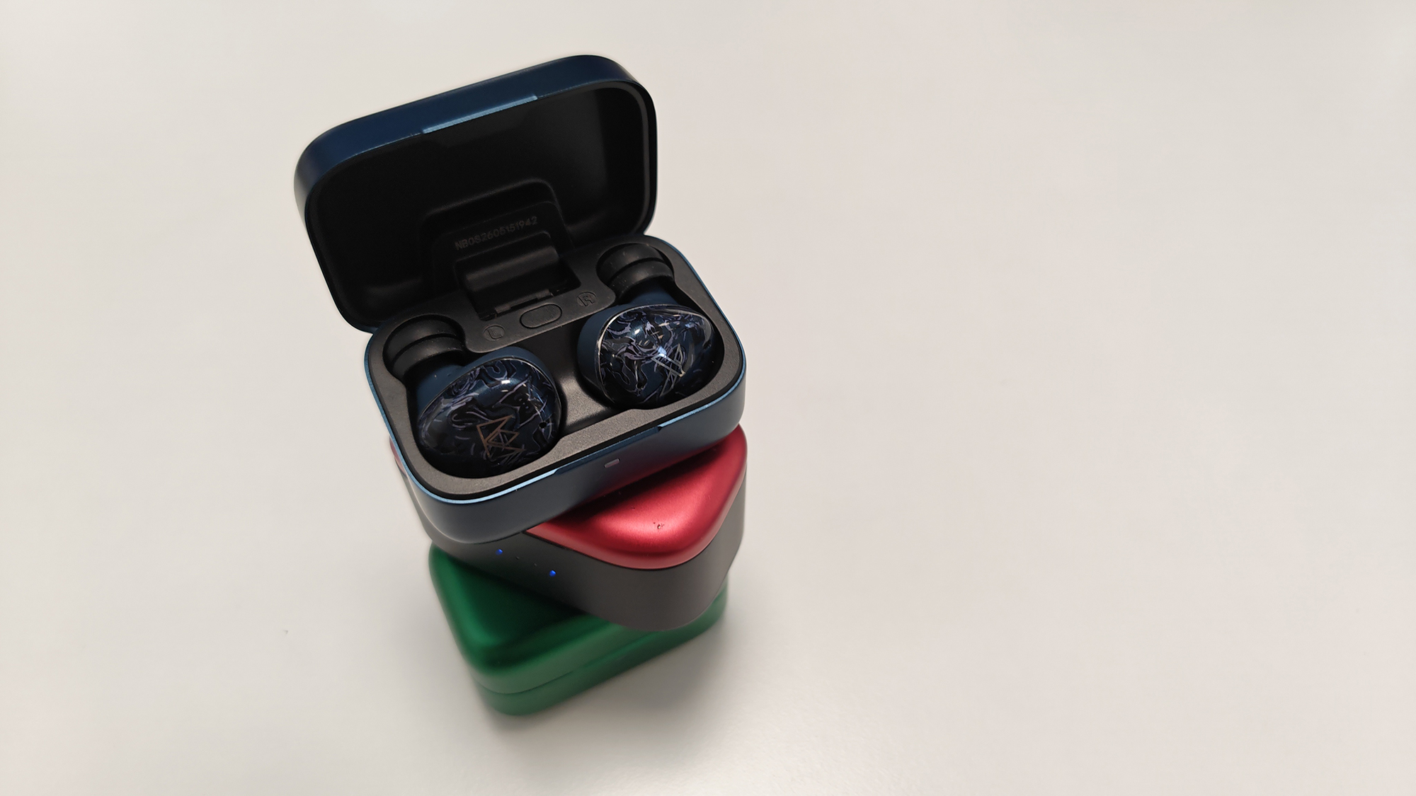 The Noble Osprey, alongside other Noble earphones.