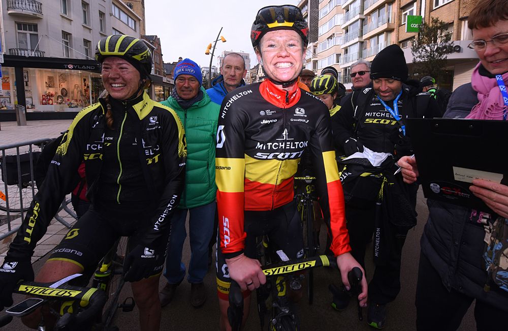 Jolien D'hoore (Mitchelton-Scott) wins Women's WorldTour Driedaagse De Panne-Koksijde Women 2018