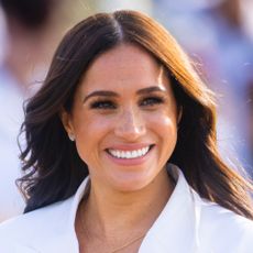 Meghan Markle wearing white
