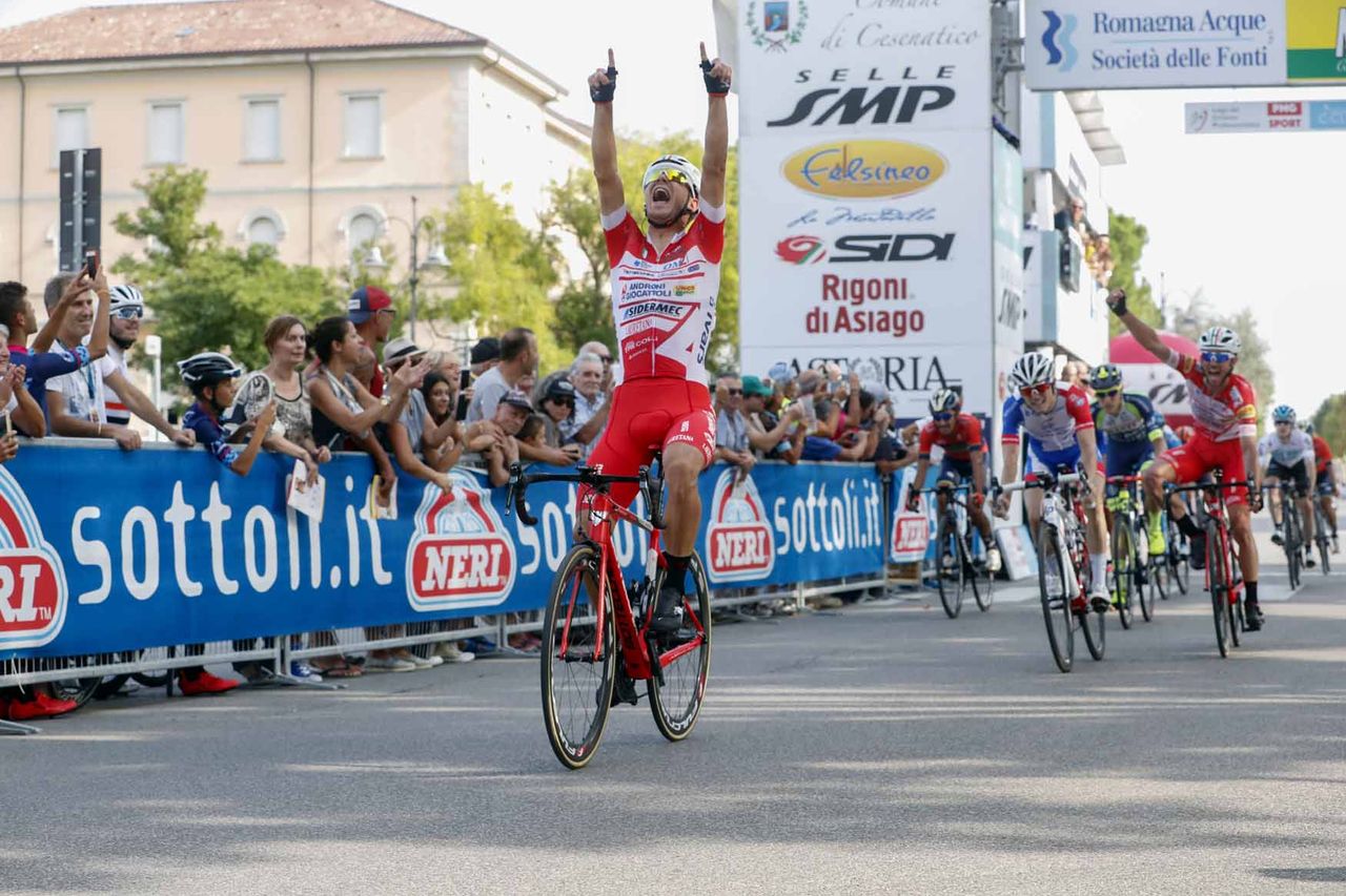 Davide Ballerini (Androni-Sidermec) wins the Memorial Marco Pantani.