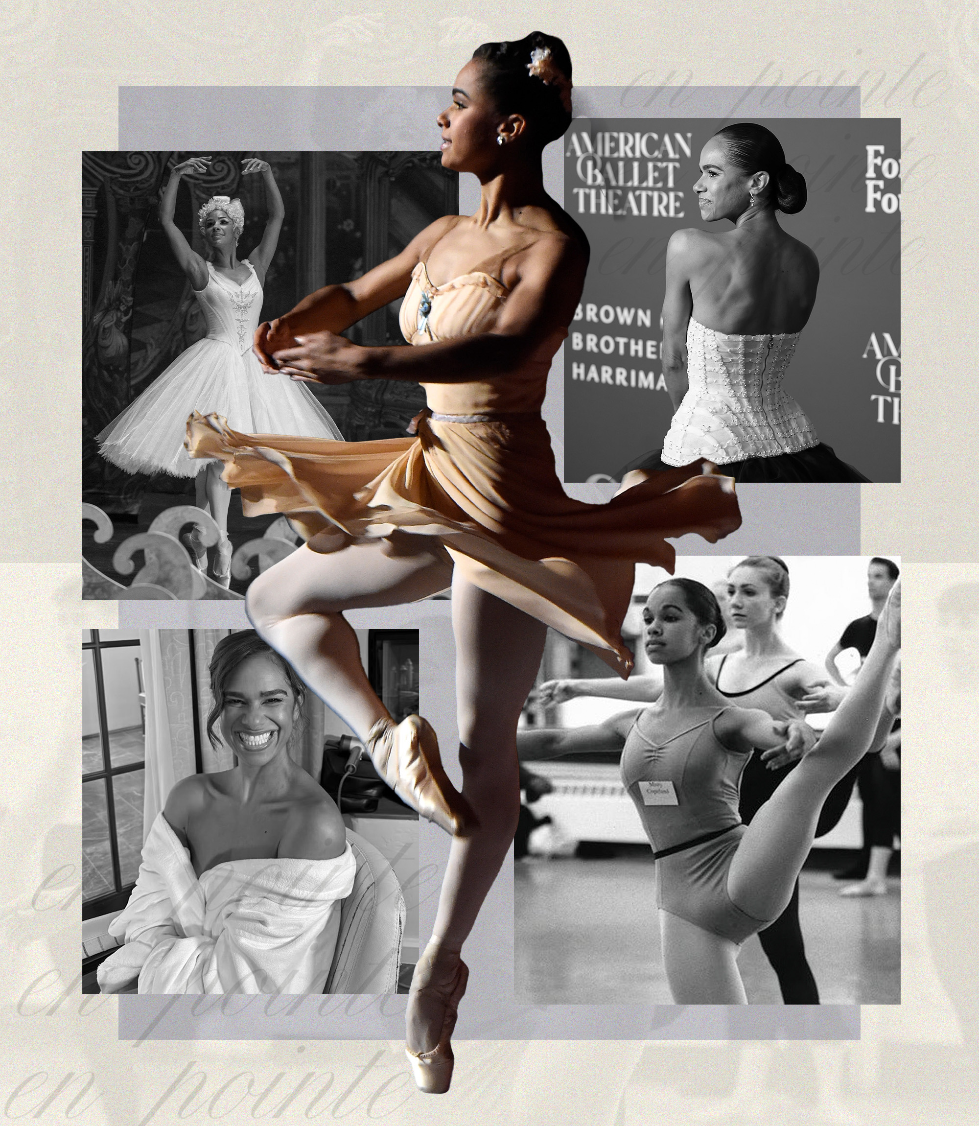 Misty Copeland is in the studio as a student on stage in ``The Nutcracker and the Secret Kingdom'' at Walt Disney Studios. On the makeup chair and on the red carpet