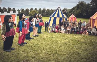 Fans of vintage international game show Jeux Sans Frontières have a treat in store as Endeavour and the gang go to watch Fancy take part.