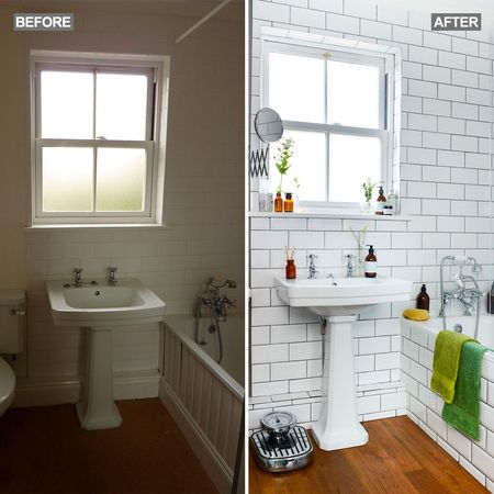 bathroom make over before after