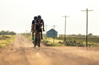 The ride was mainly off-road, taking on long, straight sections of Colorado gravel farm tracks