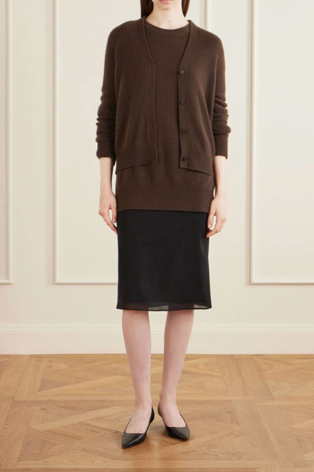THE ROW, Ivrea Silk-Blend Chiffon Midi Skirt