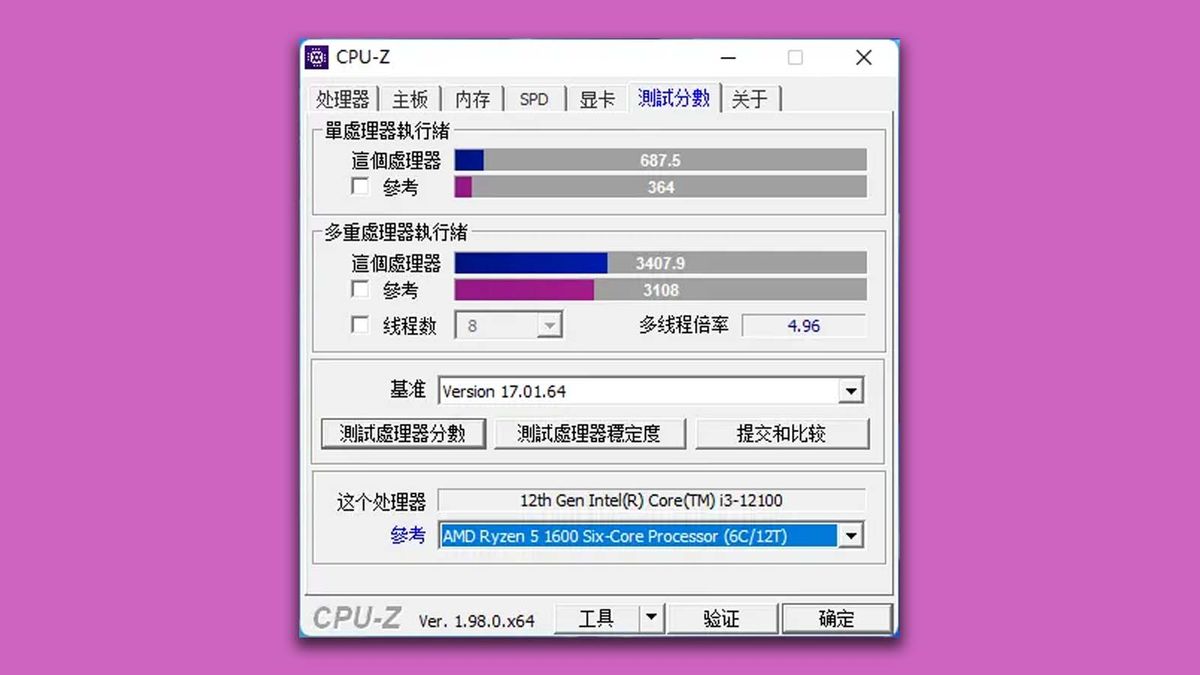 Benchmarks for Intel Alder Lake Core i3 processors