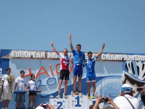 Elite men's podium