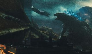 Godzilla: King of the Monsters Ghidorah and Godzilla face off in ruined Boston