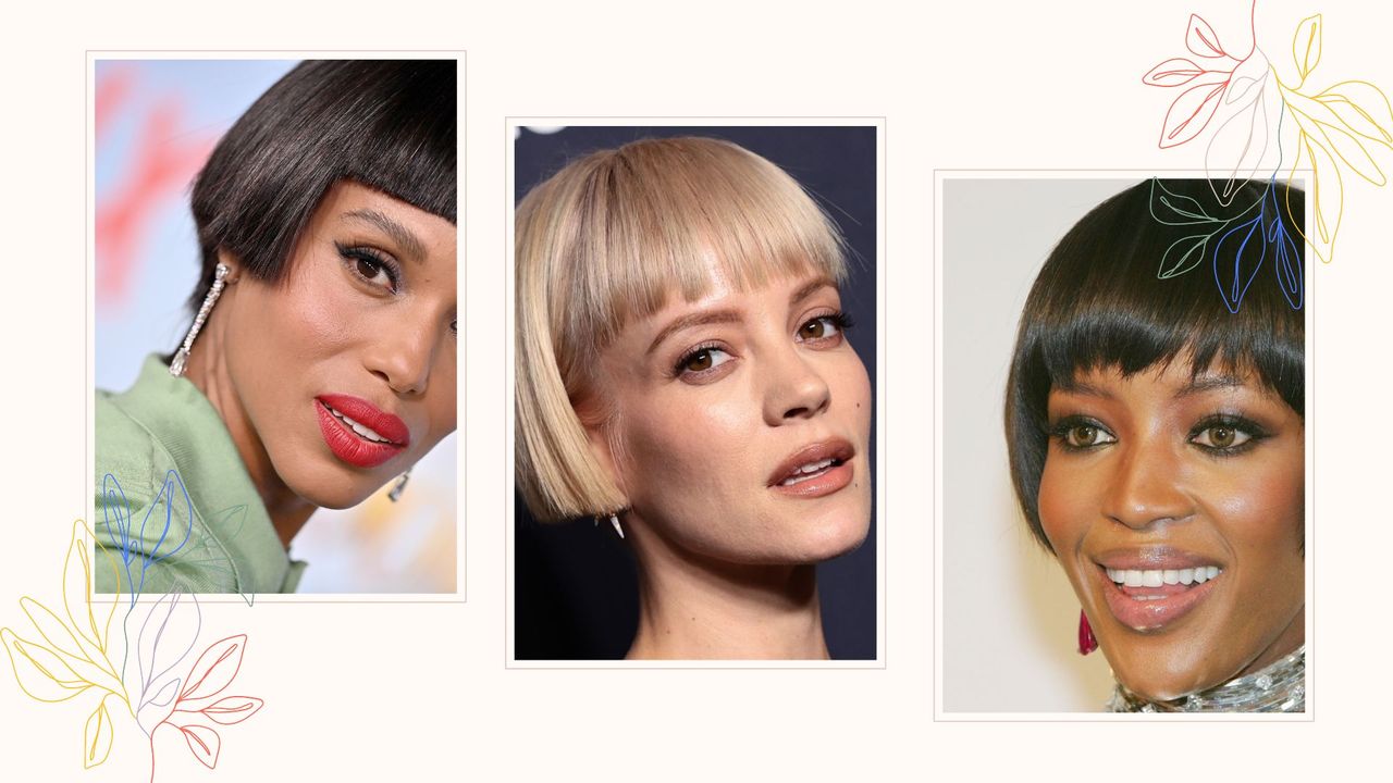 Kerry Washington/Lily Allen/Naomi Campbell all with micro bob