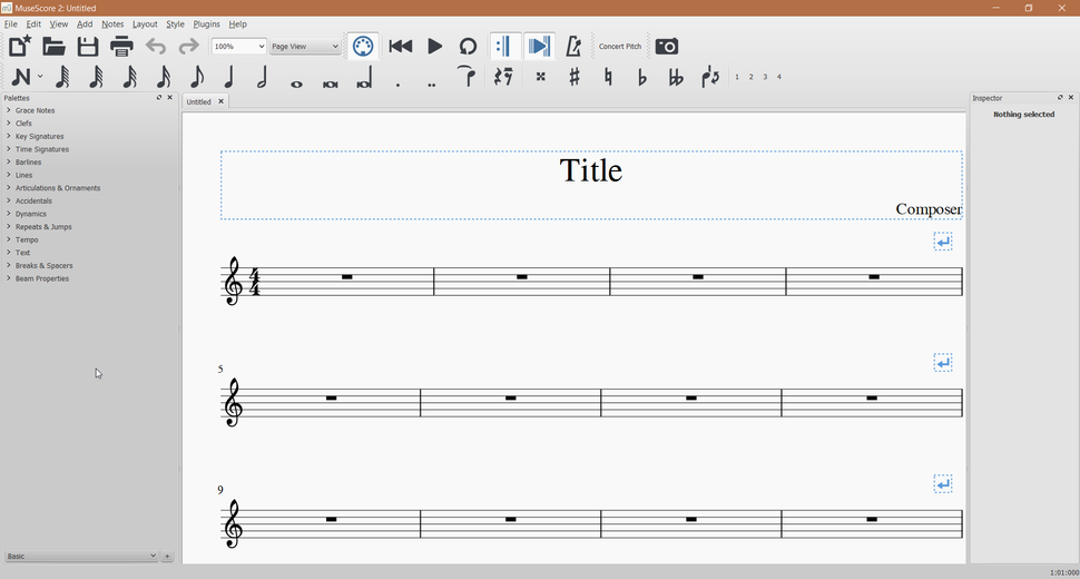 MuseScore 2 is a powerful Windows 10 app for music composition and