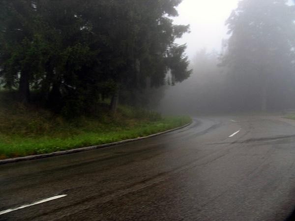 It wasn't just bad for us! Wander had to take pictures in conditions like this - no wonder he didn't get any of us riding!
