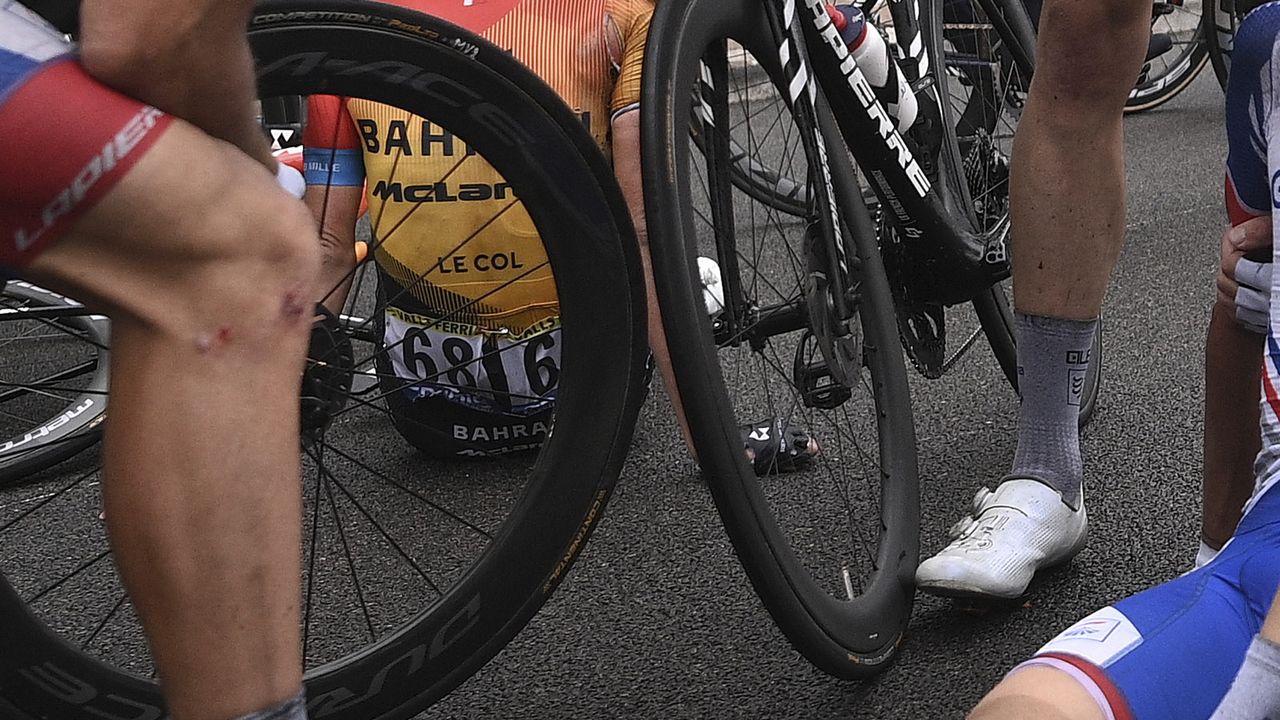 New Shimano wheels at the Tour de France