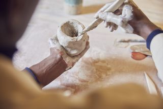 Pottery workshop image at Birch Community