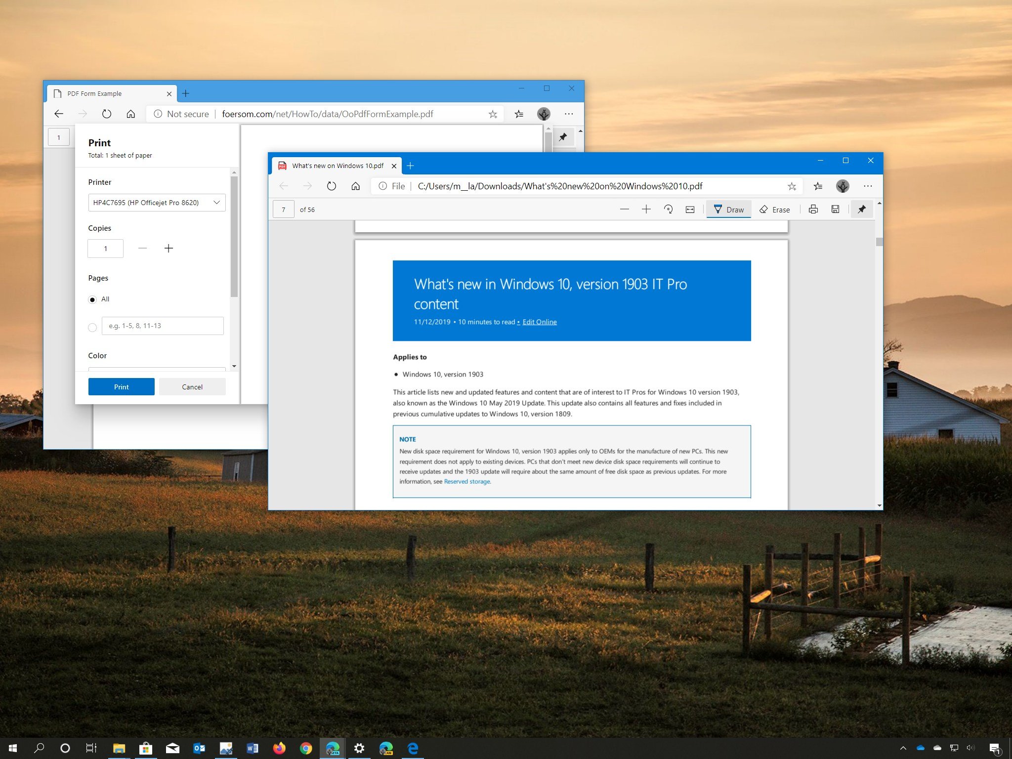 How to use PDF viewer on new Microsoft Edge Chromium | Windows Central