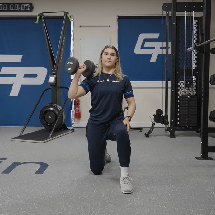 P3RFORM Gentle dumbbell workout