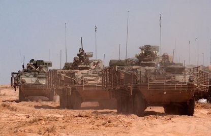 U.S. Army tankers in Iraq.