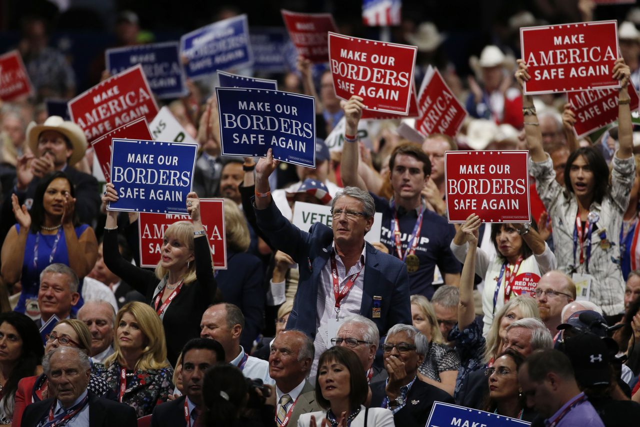 Signs at the Republican National Convention