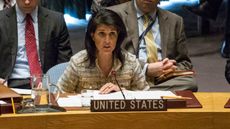 US ambassador Nikki Haley at the UN Security Council