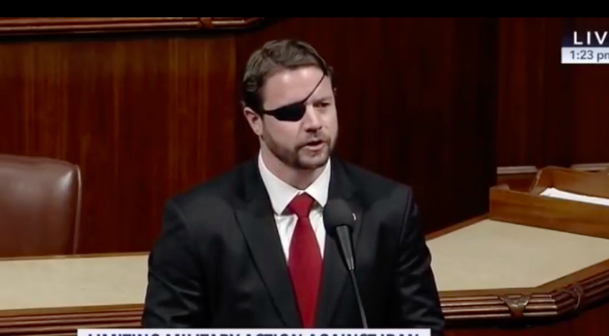 Representative Dan Crenshaw (R-Texas) introduces legislation changing a U.S. Space Force rank from colonel to captain. 