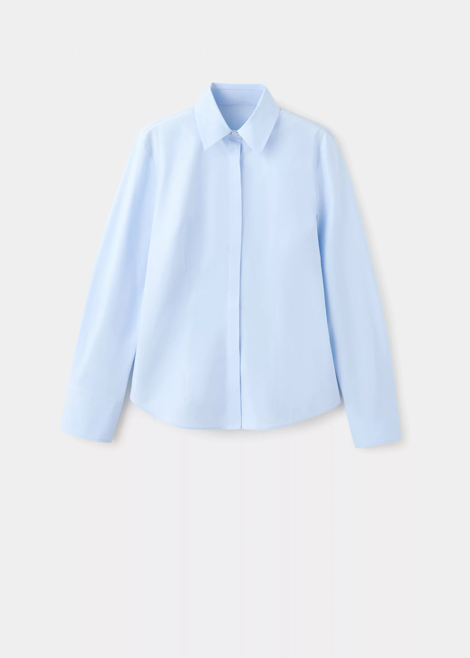 Slim-Fit Poplin Shirt | Mango Usa