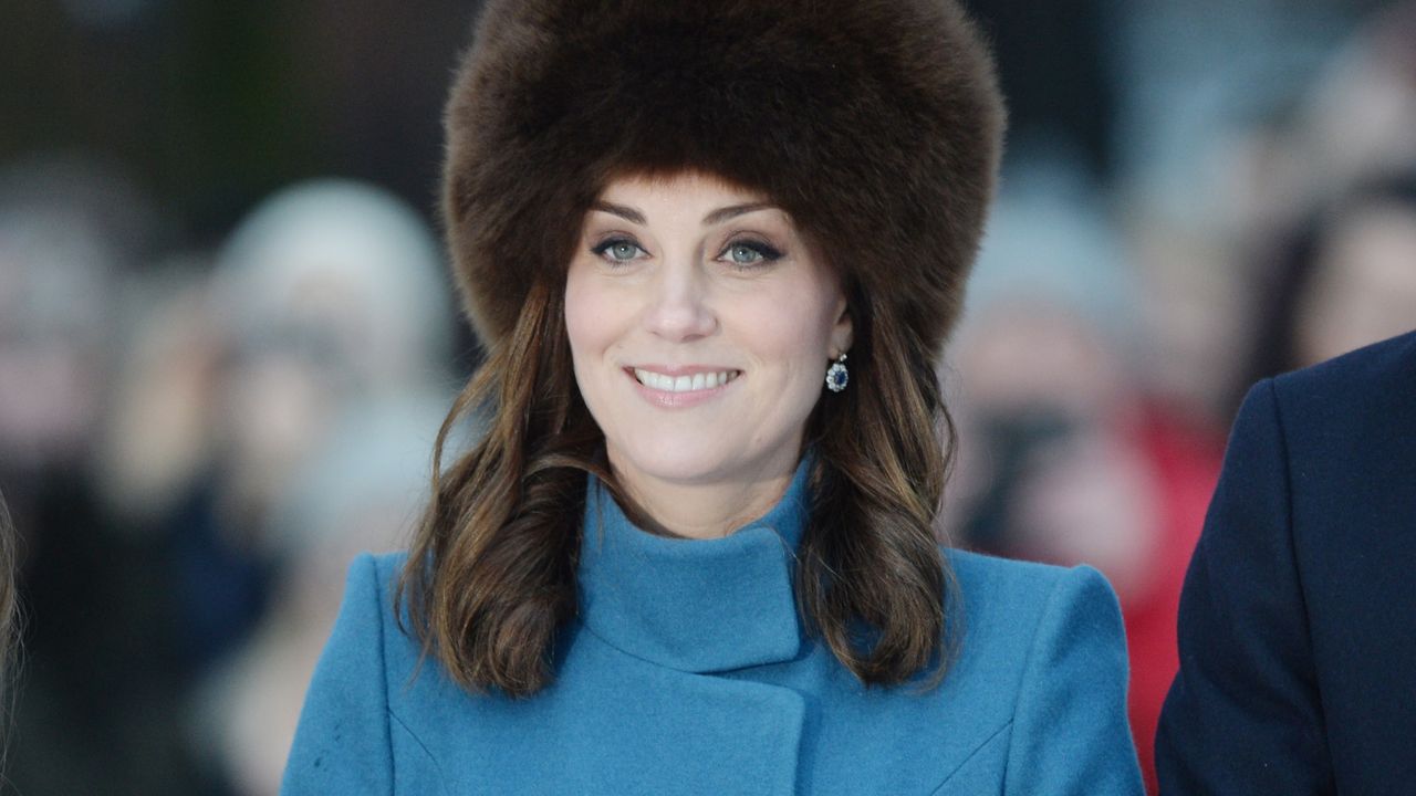 Princess Catherine smiles as she visits Princess Alexandra Sculpture Park in Oslo in 2018