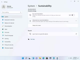Windows 11 Eco Score