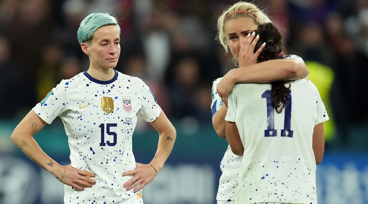 Womens World Cup Uswnt Legend Megan Rapinoe Laments ‘sick Joke Penalty Miss Fourfourtwo 