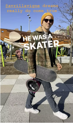 Blake Lively shares her Skater Boy Ryan Reynolds on Instagram