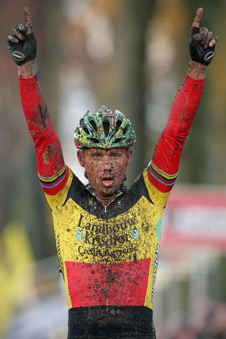A victorious Sven Nys