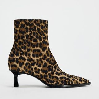 Zara Animal Print Boots