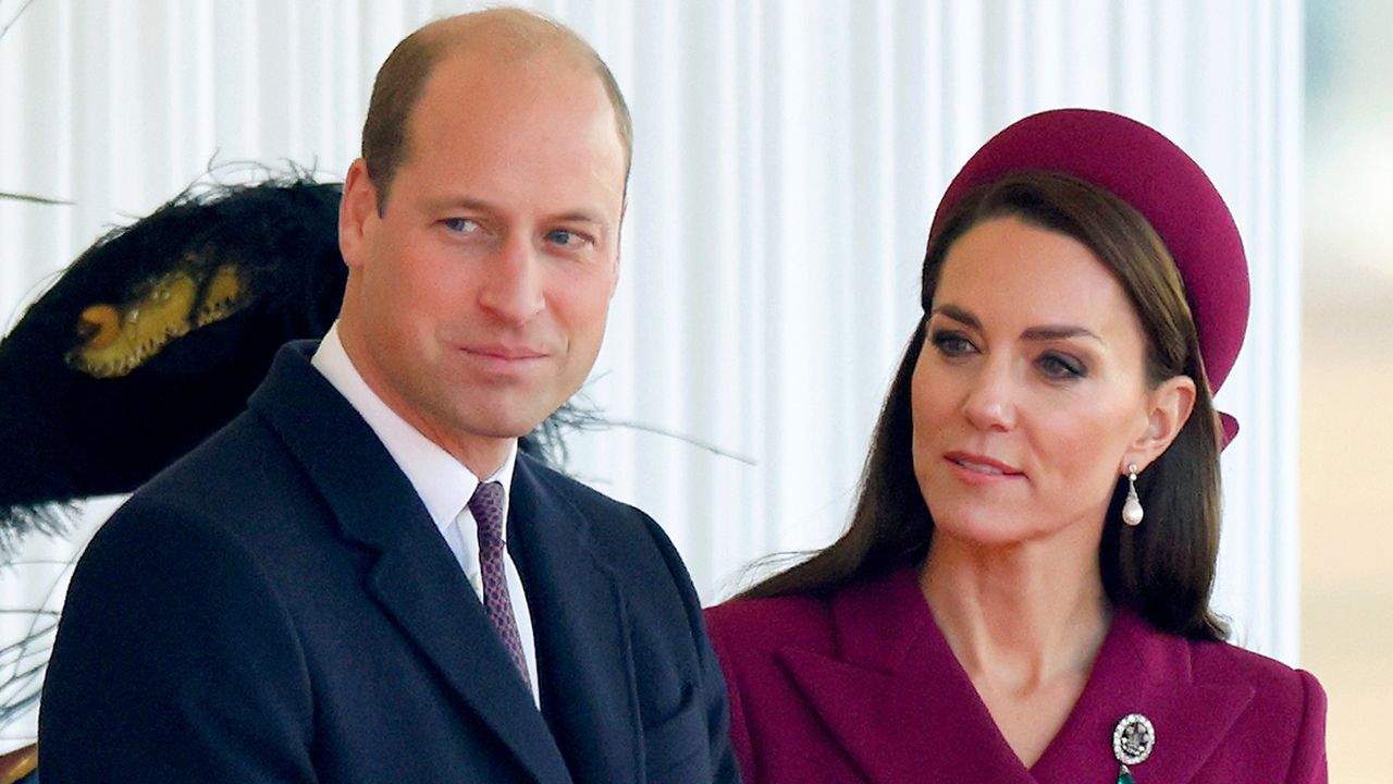 Prince William and Kate Middleton&#039;s US tour could be tinged with anxiety, seen here attending the Ceremonial Welcome at Horse Guards Parade