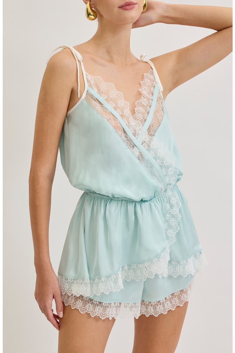 Angela Lace Detail Romper