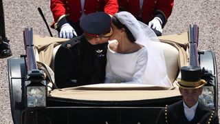 Prince Harry and Meghan Markle second kiss