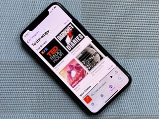 Podcasts on iPhone 11 Pro
