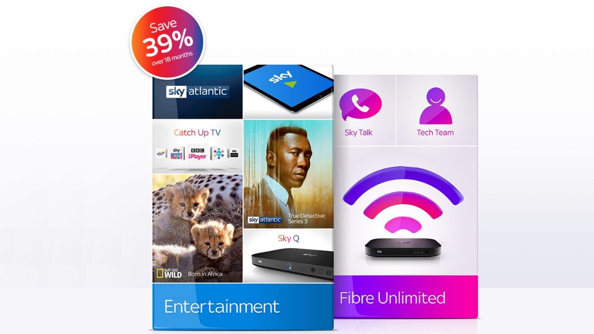 Get Sky Entertainment TV and fibre broadband for just £37 p/m in this