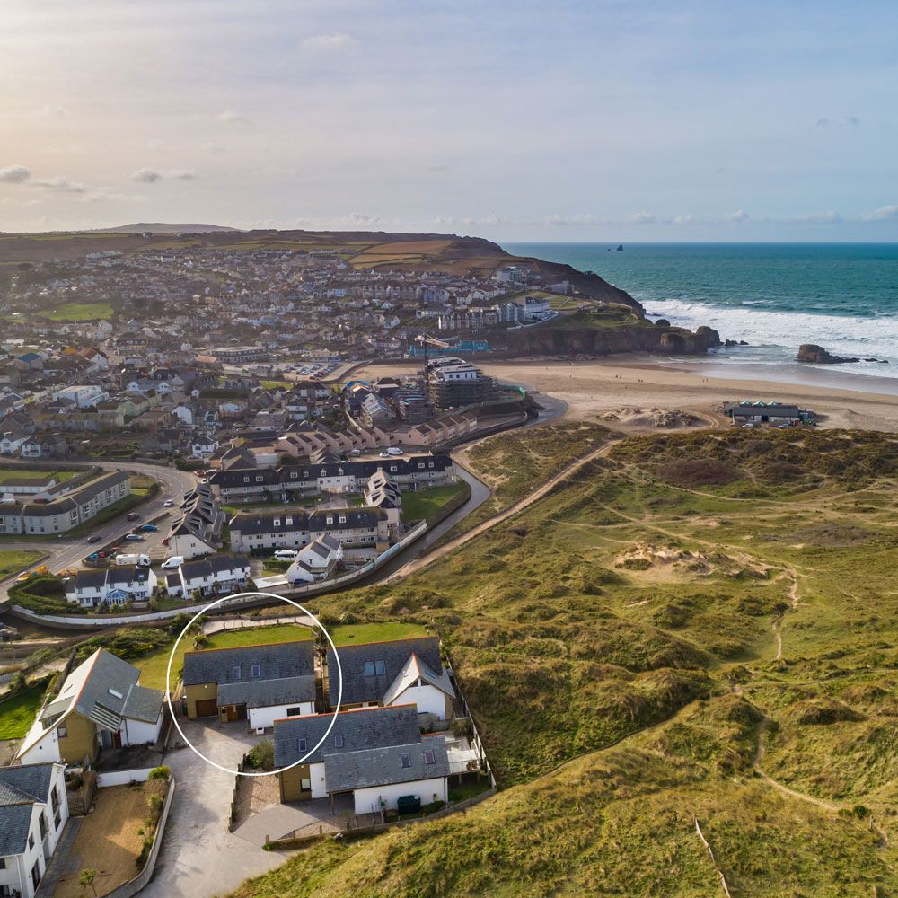 Sea View Retreat in Perranporth village, Cornwall for sale for £750,000