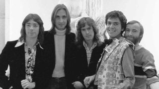 Genesis posing for a photograph in 1975