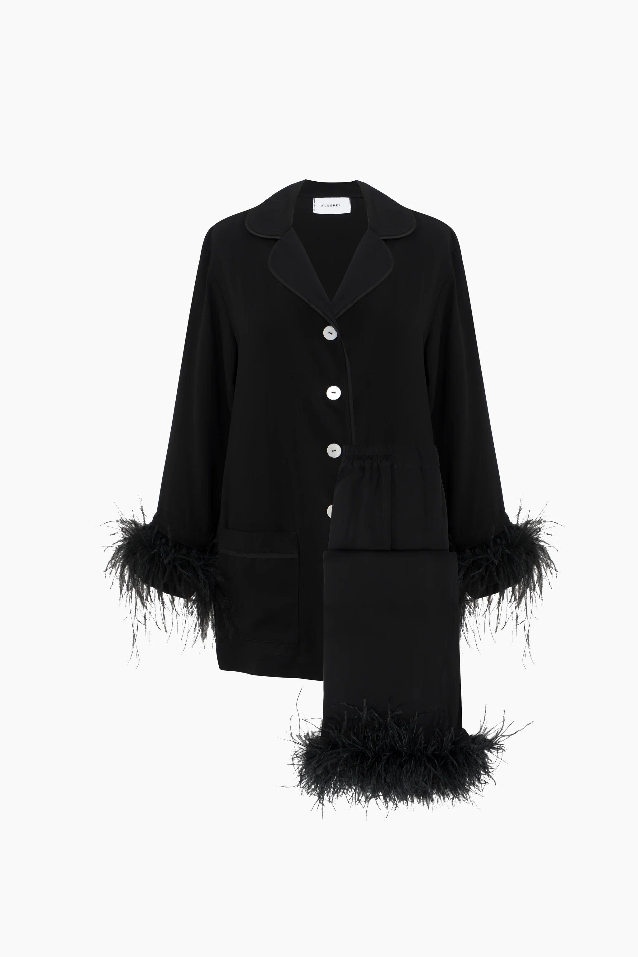 The Sleeper, Party Pyjamas Set With Detachable Feathers
