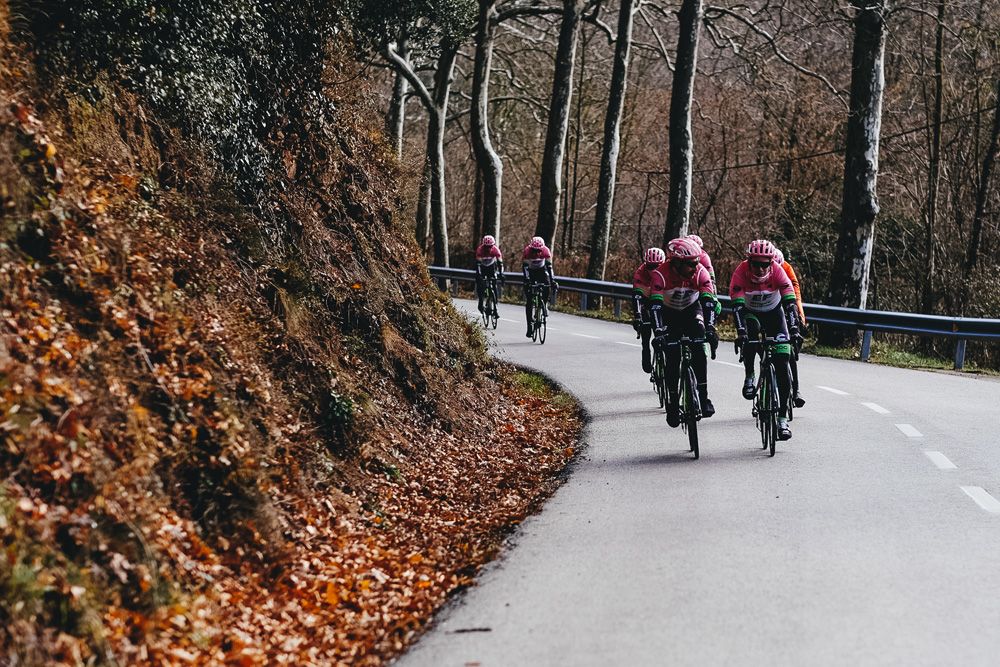 EF Education First-Drapac out in the woods