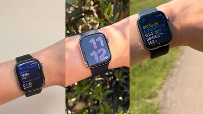 Grace Walsh wearing Apple Watch series 11