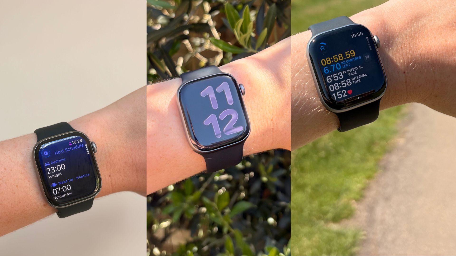 Grace Walsh wearing Apple Watch series 11