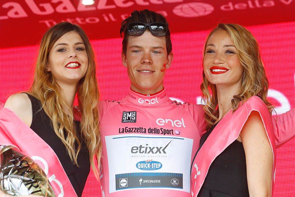 Bob Jungels (Etixx-QuickStep) remains in the maglia rosa after stage 11