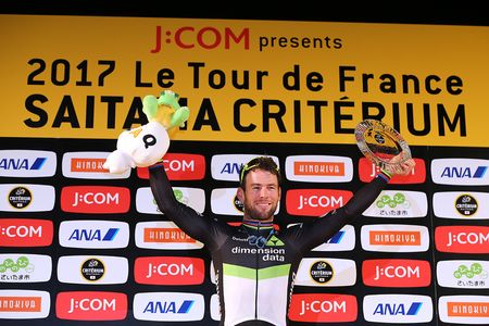 Mark Cavendish (Dimension Data) after the 2017 Saitama Criterium.