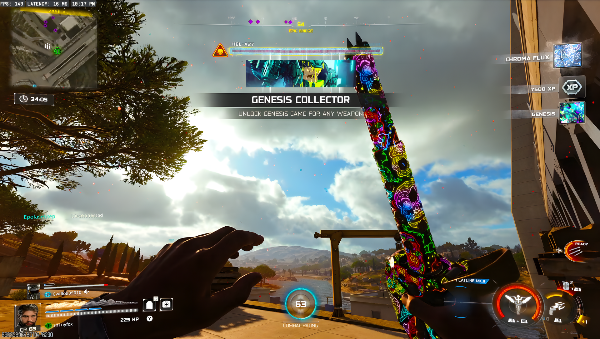 Unlocking the Genesis Mastery Camo on Call of Duty: Black Ops 7.