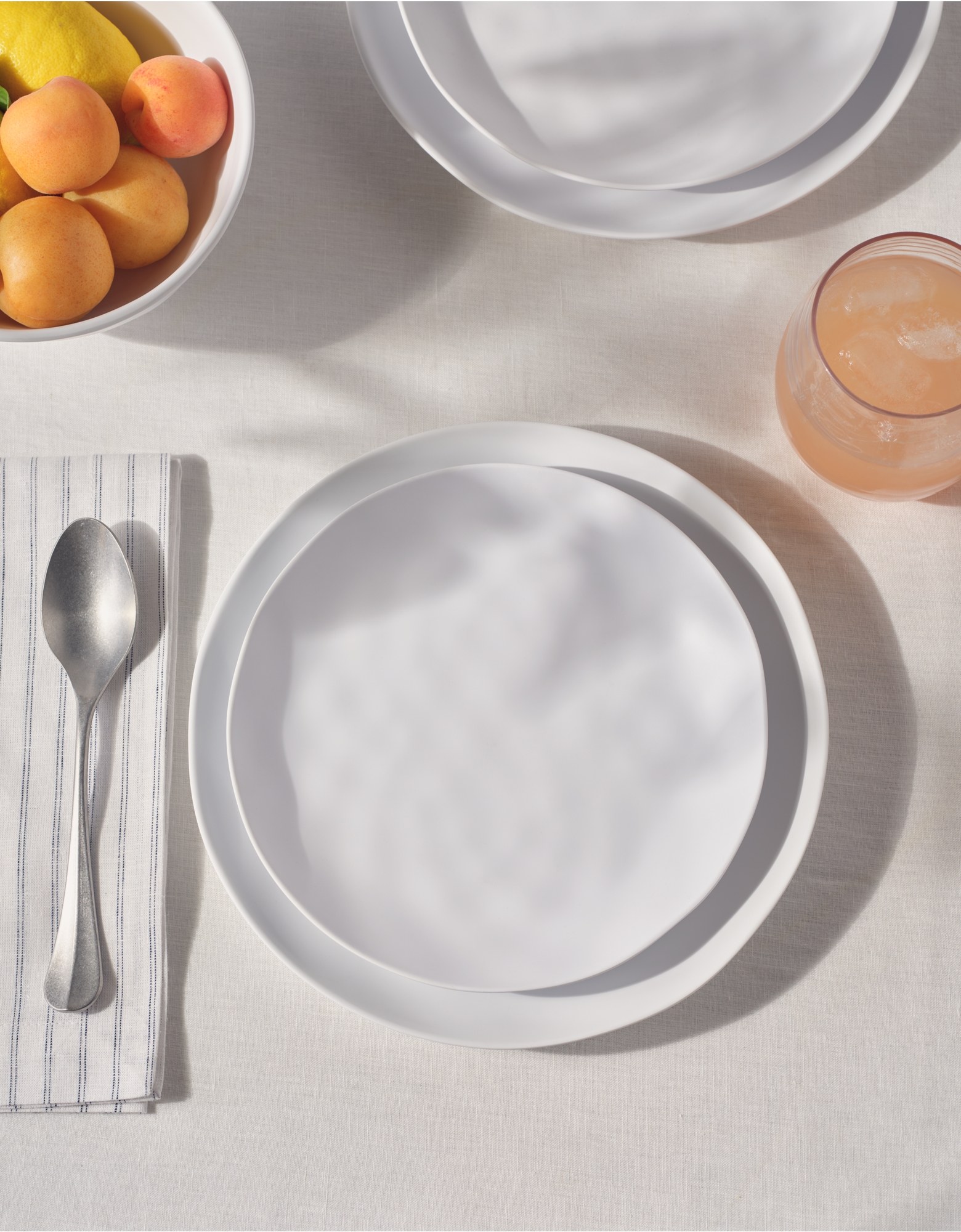 White Melamine Side Plate | the White Company