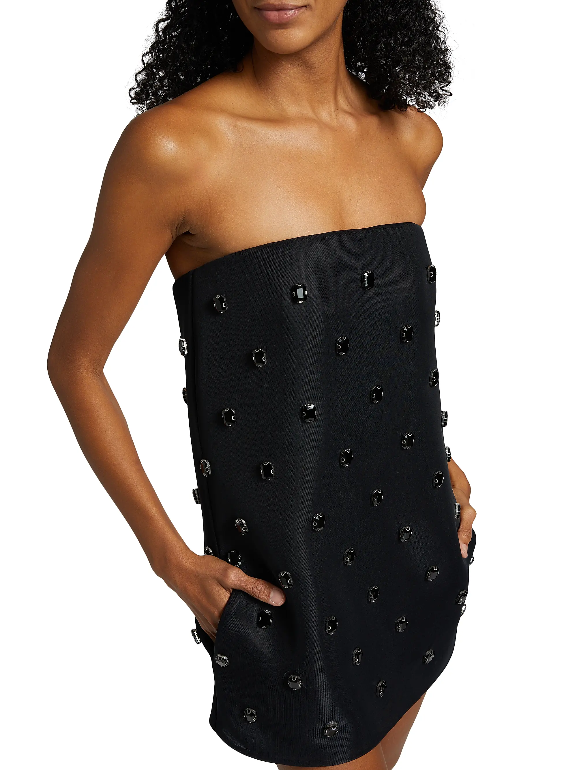 Tilly Beaded Strapless Mindress