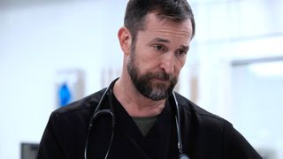 Dr. Robby (Noah Wyle) in a scene from "The Pitt" season 2 episode 3